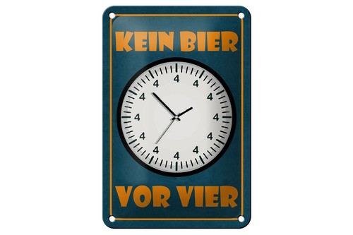 Blechschild spruch 12x18 - blechschild,