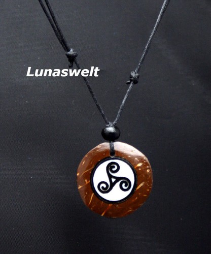 Triskele kette amulett - ,