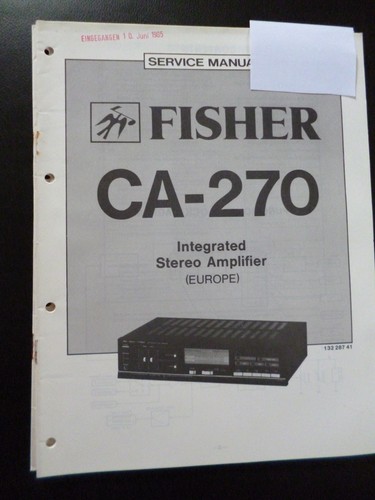 Original service manual - original,