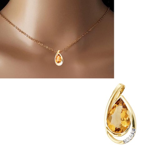 Anhänger 585 echt gold damen - 585,