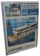 Kartonmodell kanalschiff ms - +,