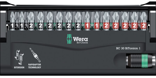 Wera bitsortiment für hohe - bitsortiment,