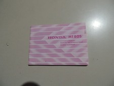 Fahrerhandbuch Honda MT 80 S