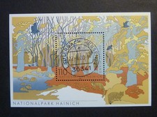 Bund, Mi.-Nr. 2105 Block 52 mit Klasse-Vollstempel AUTERBACH HESSEN