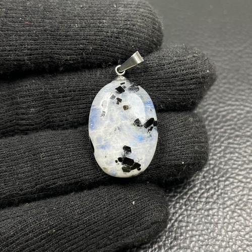 Mondstein turmalin cabochon - mondstein,