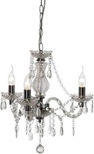 Kronleuchter 3 flammig chrom