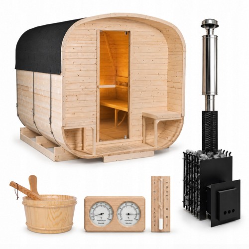 Quadratische gartensauna - quadratische,