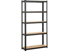 Metall-Gewichtsregal 611232 schwarz, Garagenregal, 90 x 30 x 180 cm - B