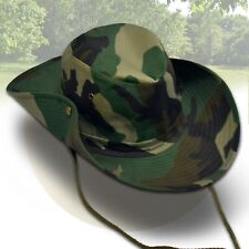 MILITÄR BUSCHHUT MIT DRUCKKNOPF ARMY BOONIE SONNENHUT BW TROPENHUT DSCHUNGELHUT