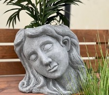Steinfigur Pflanztopf Waldfee