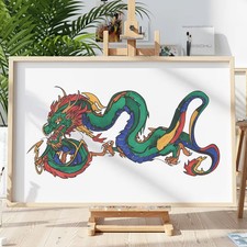 Drache Fabelwesen v4 Schablone