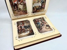 Rarität! Album mit 36 Künstlerkarten Märchen Ansichtskarten um 1920 O. Kubel…