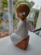 Singer Jullar Engel auf Mauer sitzend ca. 20 cm groß Jullar Spanien neuwertig 