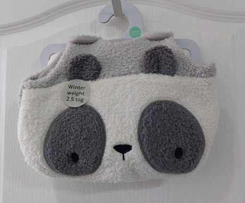 Baby unisex grau - weiß, panda