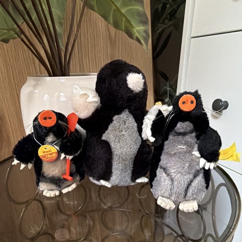Steiff maulwurf trio vintage - steiff,
