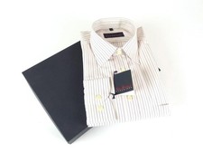 Gino Lombardi Herren Hemd Gr. 41 | L langarm Bunt gestreift Business Neu (EB)