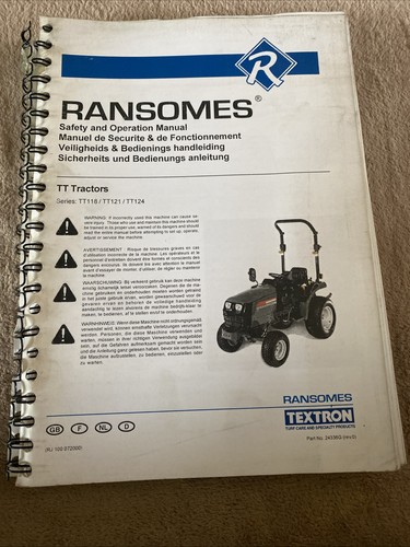 Ransomes textron traktoren - textron,
