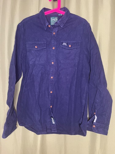 Superdry herrenhemd l - herrenhemd, gr.