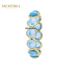 18k Gelbgold Natürlich Rund