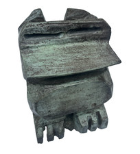 abstrakter Frosch2 Bronze