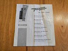 Fleischmann Betriebsanleitung "elektr. Weiche 1724 + 1724 A" von 1960