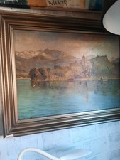 Otto Schäffenacker (1888-1964) Gemälde Bernico Am Stamberger See