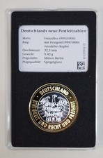 BRD 1993 - Deutschlands neue Postleitzahlen - 999 Silber + Kupfer vergoldet PP