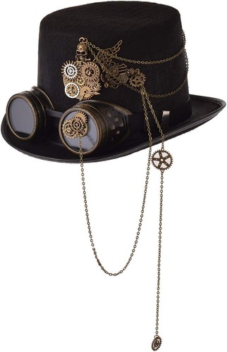 Steampunk zylinderhut schwarz - steampunk,