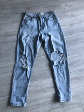 Primark Hose Jeans Gr. 38 Blau Mit Löchern
