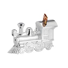 Spardose Lokomotive silber