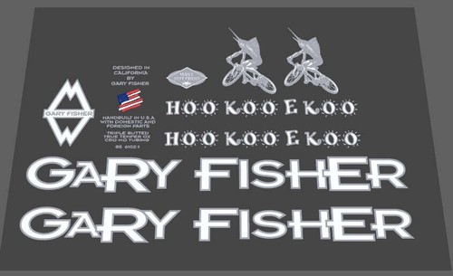 Gary fisher aufkleber satz - fisher,