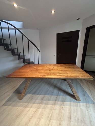 Echte holz ess - holz, tisch