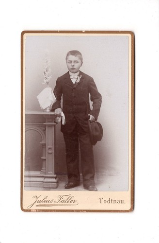 Cdv foto feiner junge - foto,