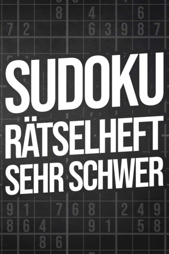 Sudoku rätselheft sehr - sudoku,