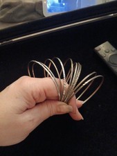 10 Stk. Echtsilber Armreifen