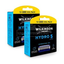 24 x Wilkinson Hydro 5 Hydrating Gel Rasierklingen Ersatzklingen Skin Protection