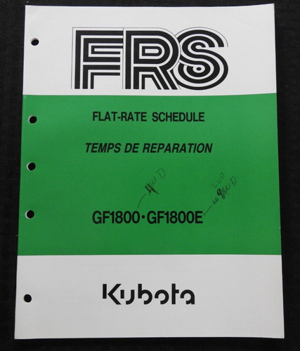 1994 2005 kubota gf1800 - kubota,