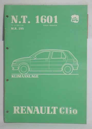 Renault clio handbuch 1601 - handbuch, nt