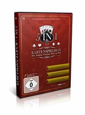 5 in 1 - Kartenspielbox PC CD-ROM Kartenspiele (Windows 7/10/11) | NEU+OVP!!!