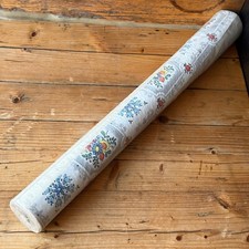 Rolle Blumen Pflanzen - Tapete 0,535 x 7,80m selten Rar Retro Vintage 50er/60er