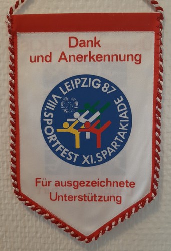 Wimpel jugendspartakiade 1987 - wimpel,