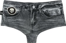 Rock rebel emp damen graue - rock,