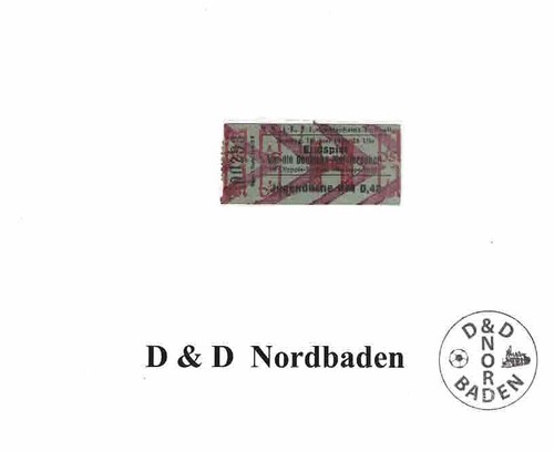 Ticket eintrittskarte 38 39 - /,