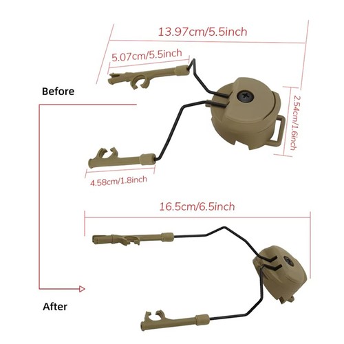Taktische headset halterung - taktische, headset-halterung