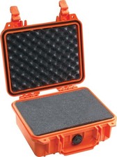 PELI Case 1200 orange mit Schaum Transportkoffer Schutzkoffer Industriekoffer