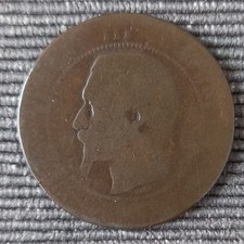 Münze, Frankreich (France), 10 Centimes, Napoleon III