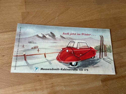 Messerschmitt kabinenroller - kabinenroller, kr