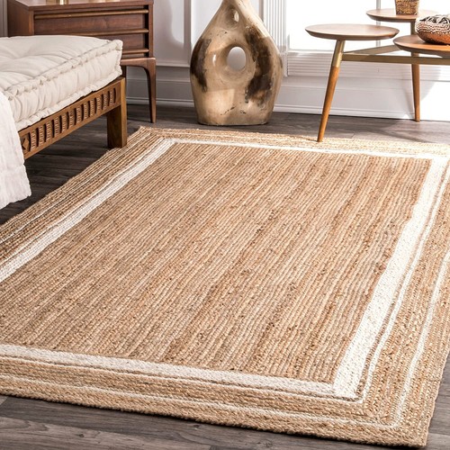 Teppich rechteckig 100 natur - 100%,