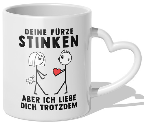Tasse deine fürze stinken - tasse,