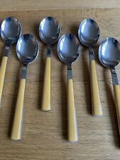 WMF Torino Besteck Gelb 6 Suppenlöffel Set 1